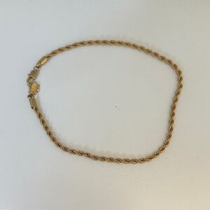 Electric Picks Elegant Gold Rope Chain Bracelet